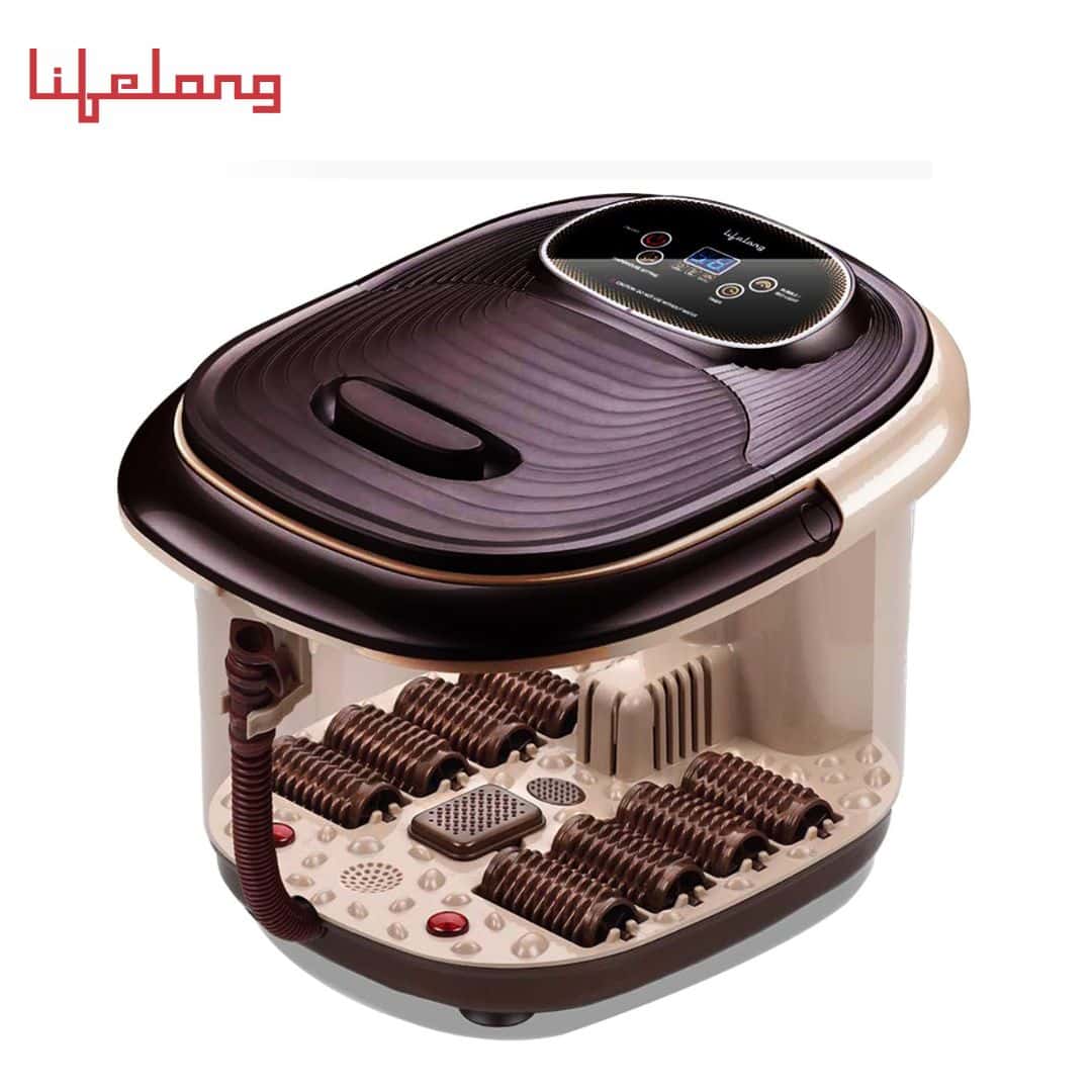 Lifelong Electric Foot Spa Machine with 8 rollers, Digital Panel, Bubble Bath & Water Heating Technology for Pedicure, Pain relief & Foot Care in bulk from India — Ant Mascot