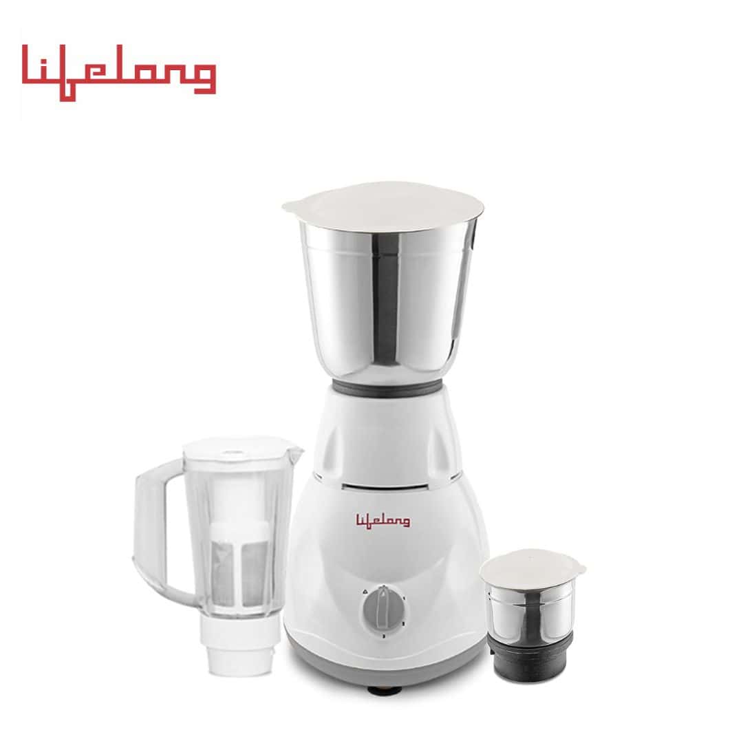 500W Mixer in Stylish Grey with 2 Stainless Steel Jars + Bonus White Fruit Filter Jar | Buy Now! in bulk from India — Ant Mascot