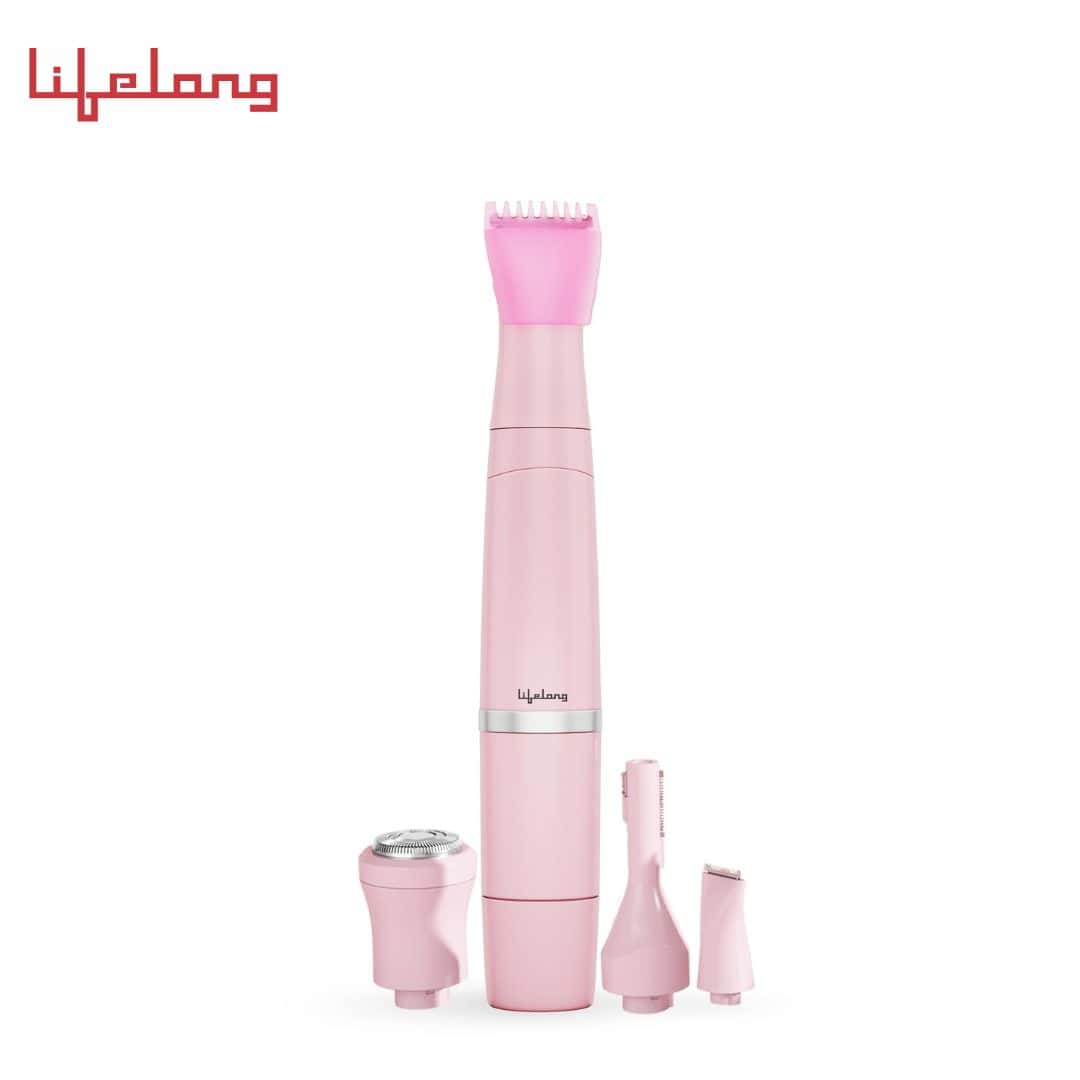Lifelong Battery Powered Rechargeable Eyebrow, Underarms And Bikini Trimmer for Women (Pink) in bulk from India — Ant Mascot