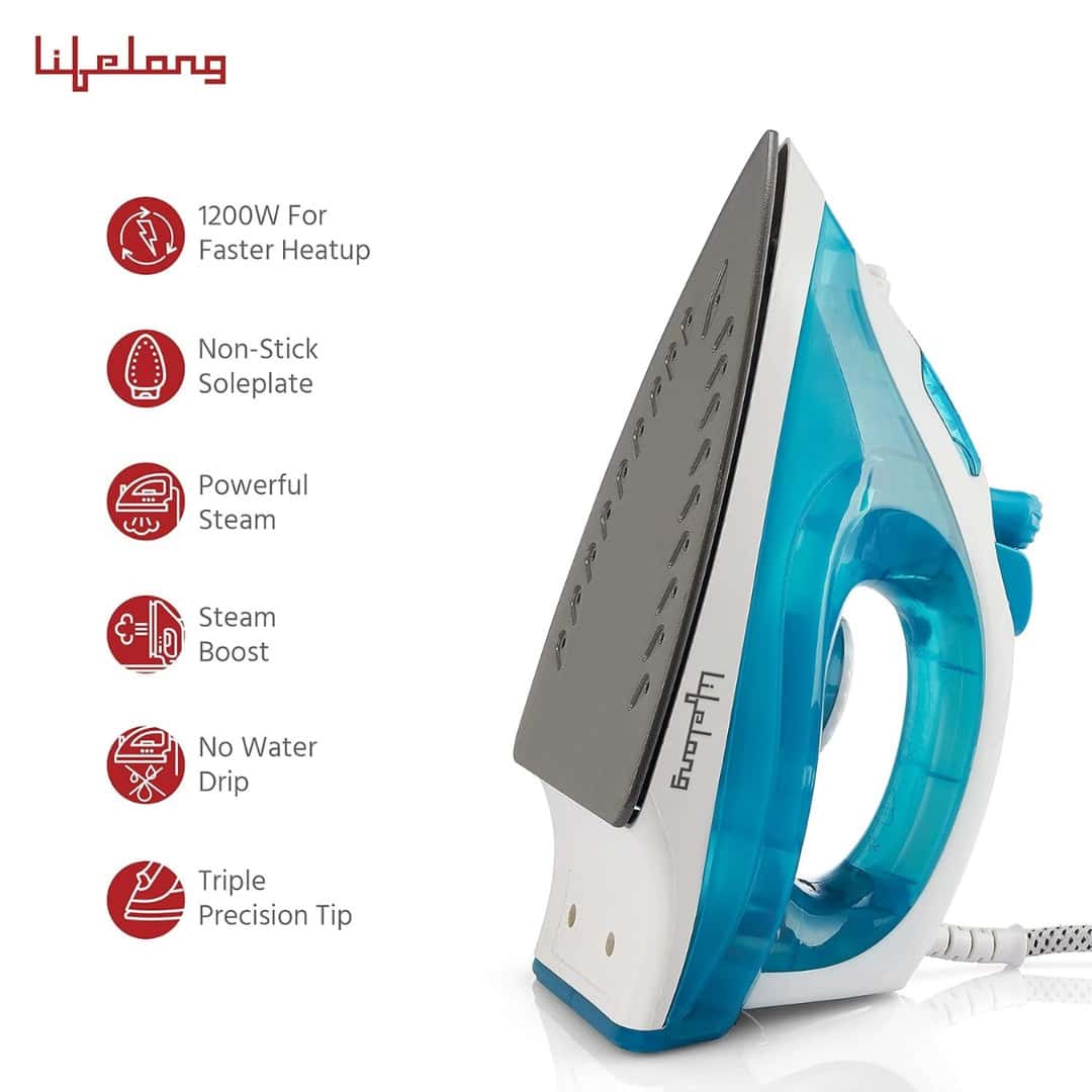 Lifelong Pearl Steam Iron 1200 W in bulk from India — Ant Mascot