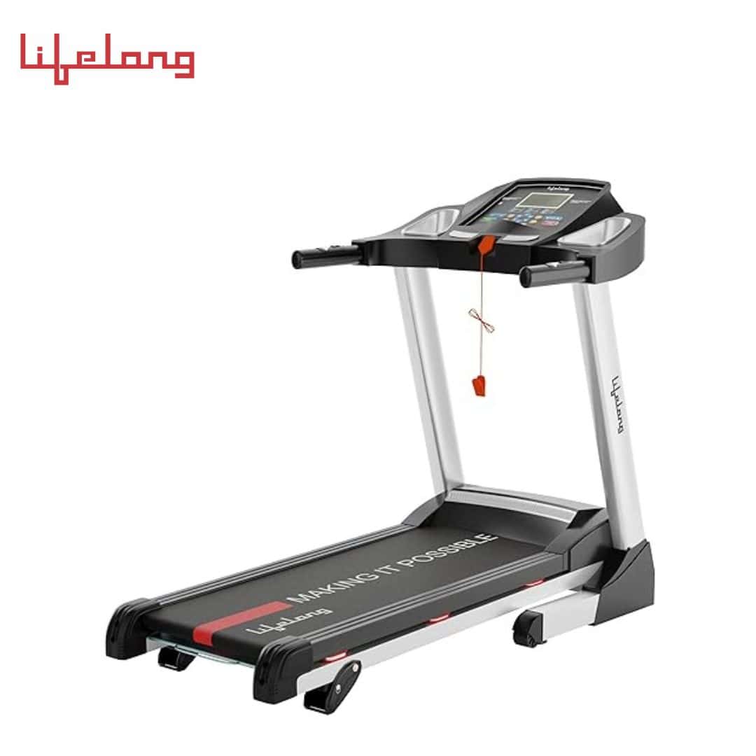 Lifelong LLTM153 Fit Pro 4.5 HP Peak Motorised with LCD Display, Max Speed 14km/hr| Max User Weight 110Kg, Heart Rate Sensor, Manual Incline, Speaker|Treadmill for Home in bulk from India — Ant Mascot