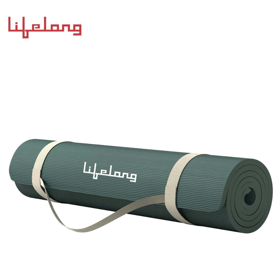 Lifelong  Yoga mat for Women & Men EVA Material 4mm Green in bulk from India — Ant Mascot