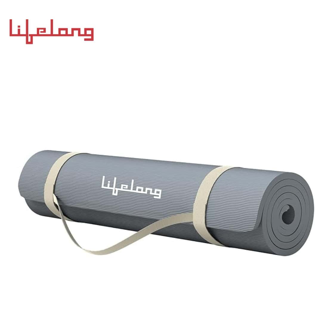 Lifelong  Yoga mat for Women & Men EVA Material 4mm Grey in bulk from India — Ant Mascot