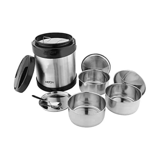 Milton Royal Tiffin 3 Containers Lunch Box (900 ml, Thermoware) in bulk from India — Ant Mascot