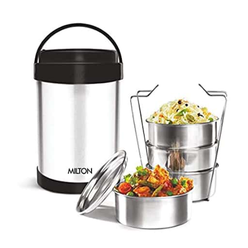 Milton Royal 4 Insulated Stainless Steel Tiffin Box in bulk from India — Ant Mascot