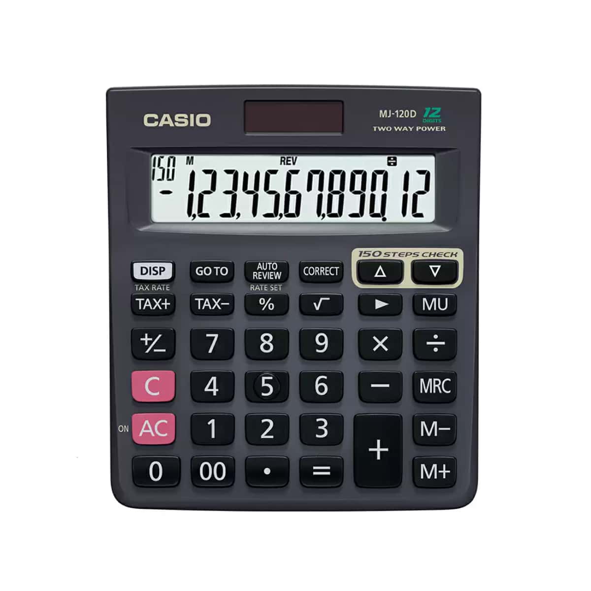 Casio MJ-120D 150 Steps Check and Correct Desktop Calculator with Tax Keys in bulk from India — Ant Mascot