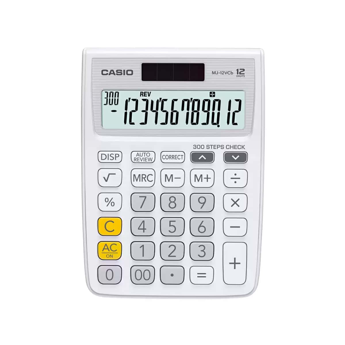 Casio MJ-12VCB 300 Steps Colourful Desktop Calculator in bulk from India — Ant Mascot