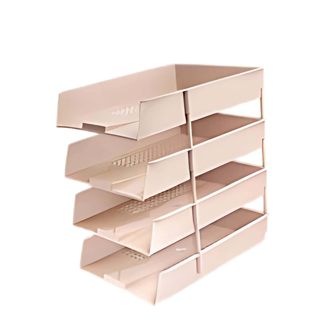 Music 555 Plastic Document Tray 4-Up | Lightweight Organizer in bulk from India — Ant Mascot