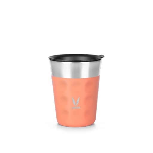 Vaya Stainless Steel Pop Cup without Hole - Coral Crush in bulk from India — Ant Mascot