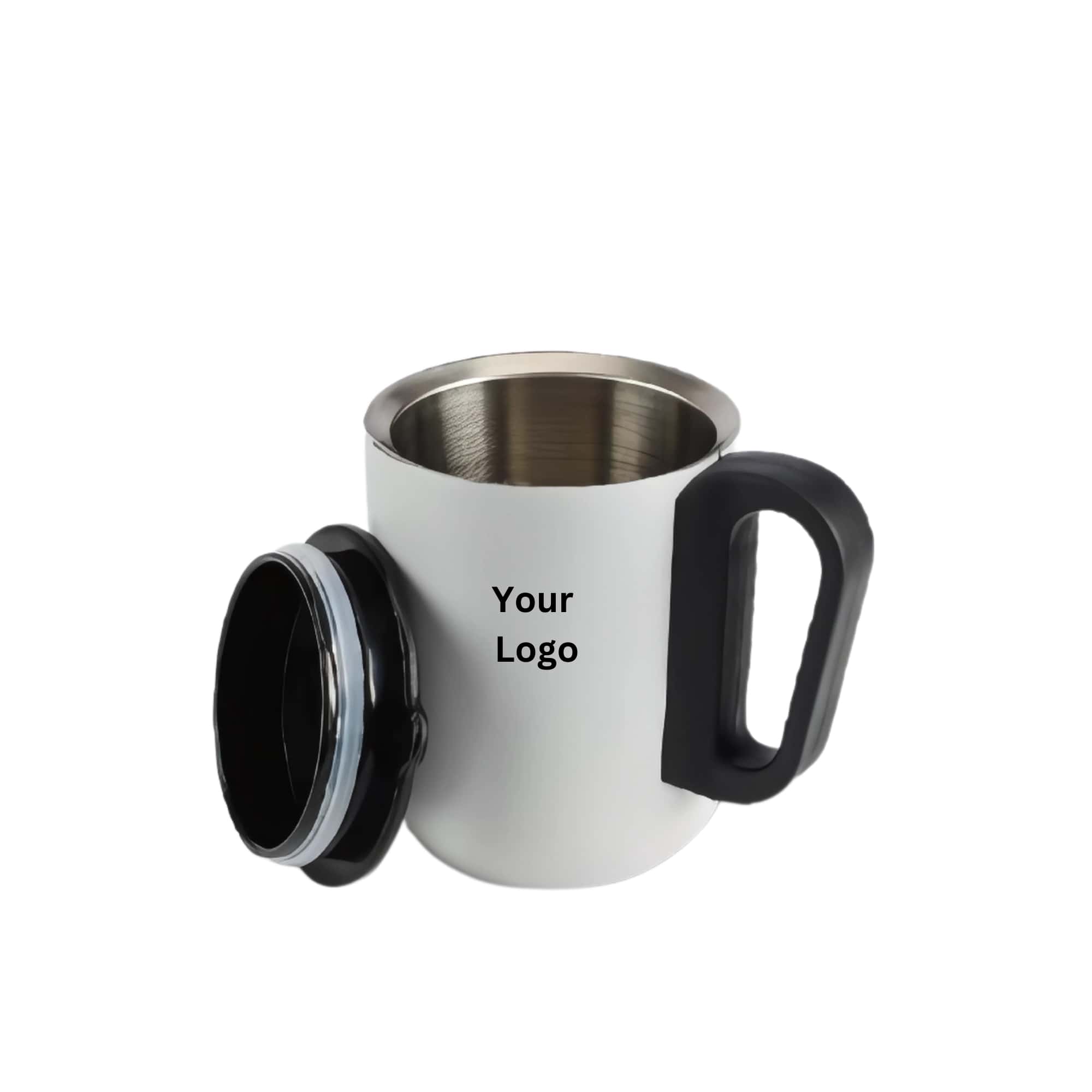 White Steel Coffee Mug in bulk from India — Ant Mascot