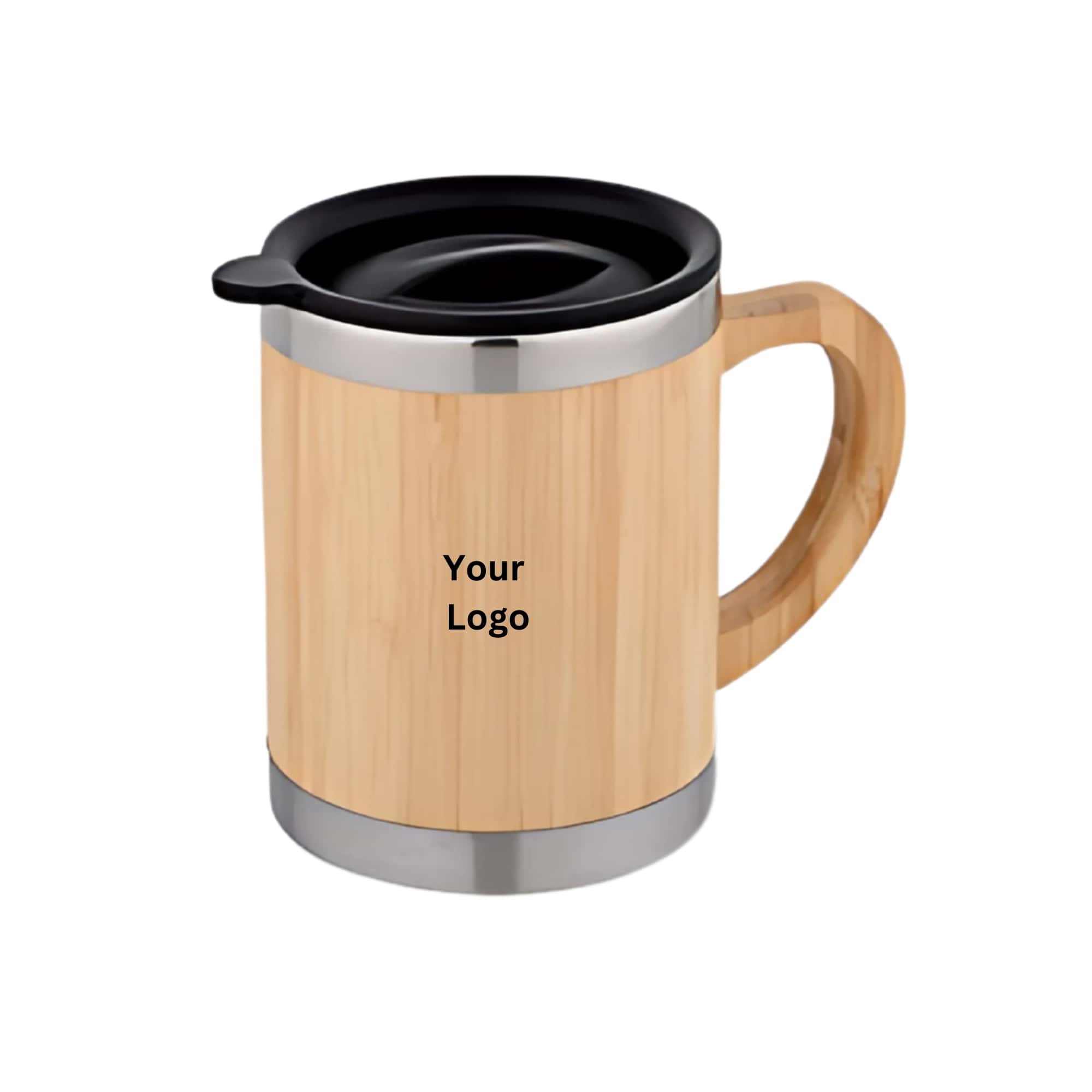 Bamboo�Coffee�Mug�with�Lid�&�Handle in bulk from India — Ant Mascot