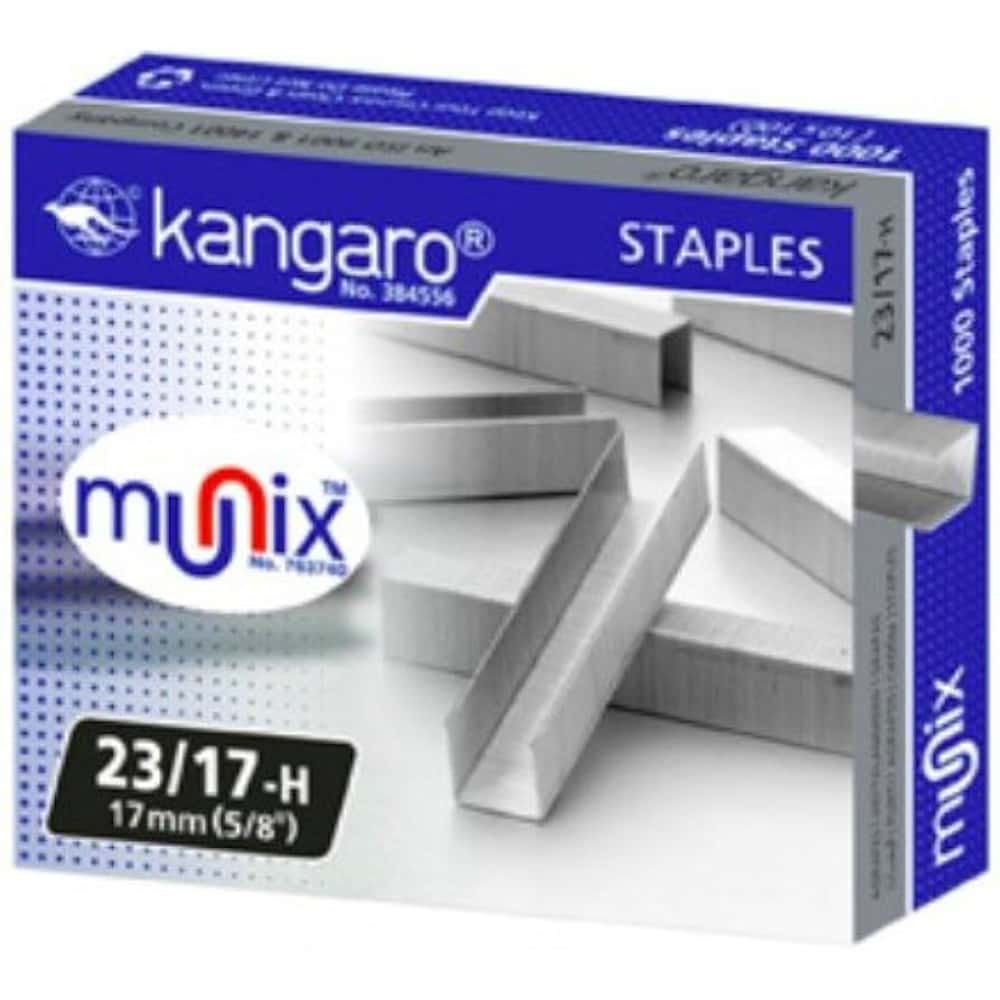 Kangaro Munix Staples Pin 23/17 H in bulk from India — Ant Mascot