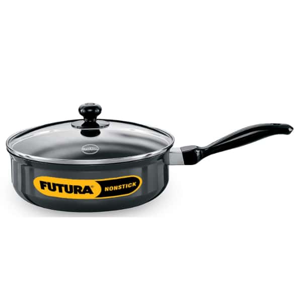 Hawkins Futura Nonstick Curry Pan 3.25 with Glass Lid in bulk from India — Ant Mascot