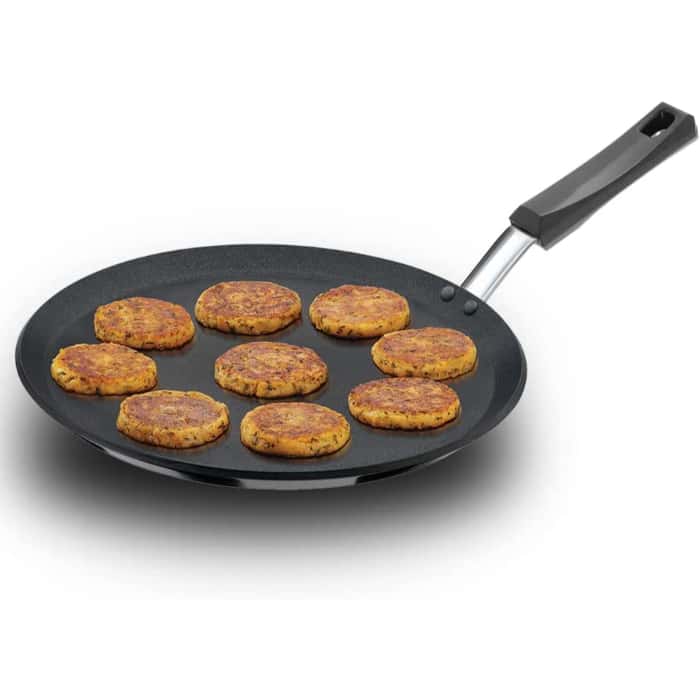 Hawkins Futura 30cm Non Stick Tawa with Plastic Handle in bulk from India — Ant Mascot