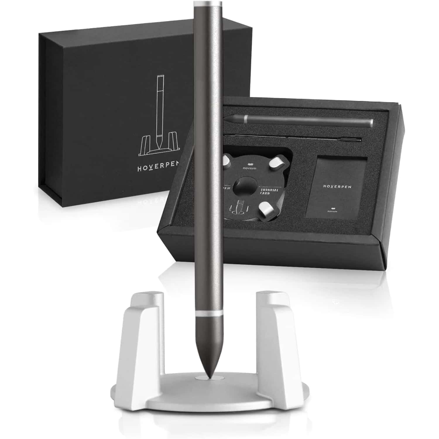 Novium Hoverpen 1.0 Aliuminium Pen Dark Grey in bulk from India — Ant Mascot