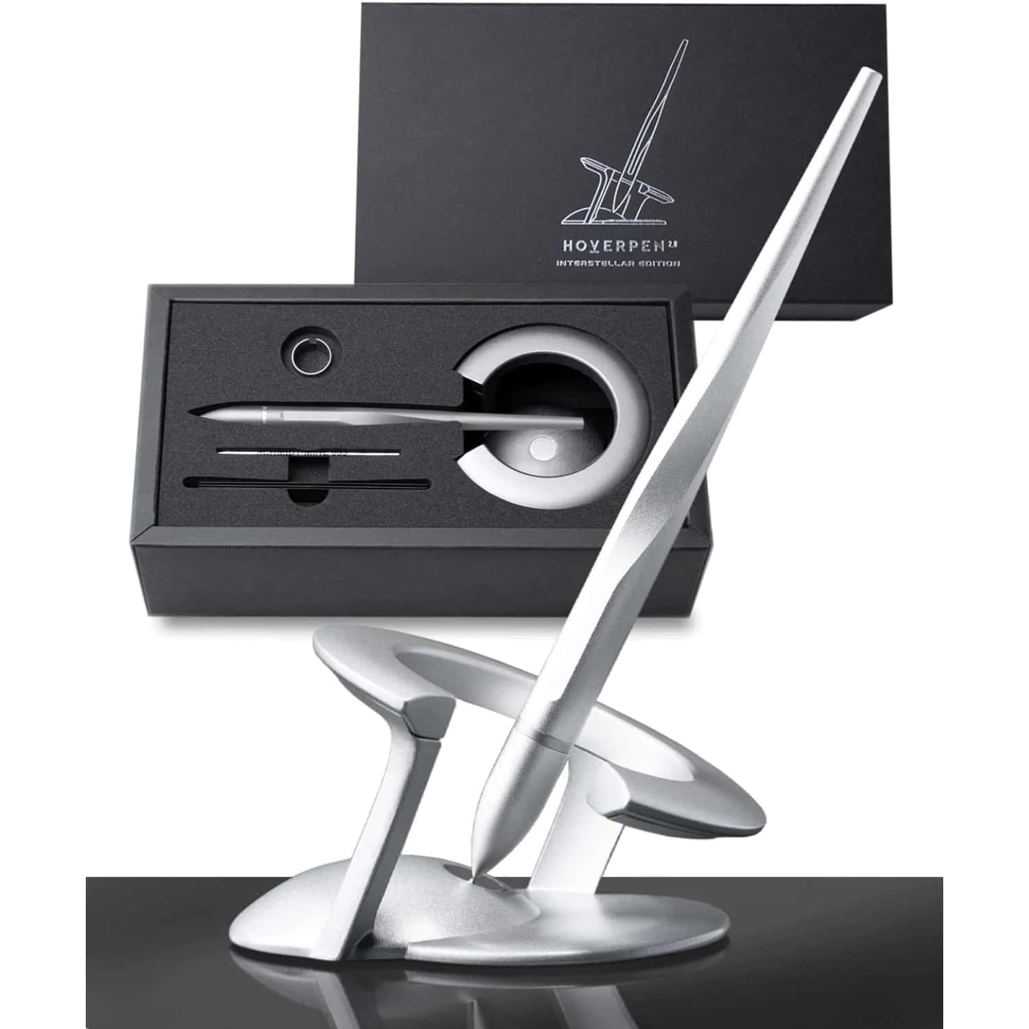 Novium Hoverpen 2.0 Premium Luxury Pen Starlight Silver in bulk from India — Ant Mascot