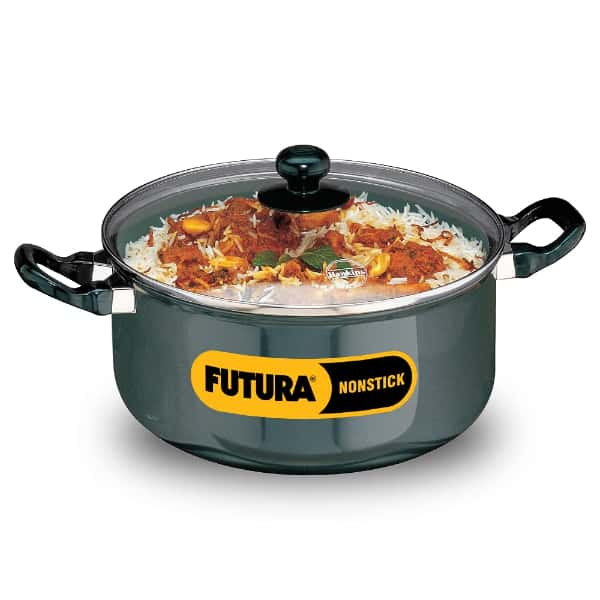 Hawkins Futura Nonstick 5L Stewpot with Glass Lid in bulk from India — Ant Mascot
