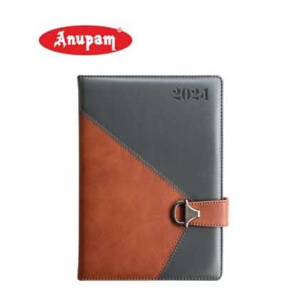 Anupam Ornate Journal 192Pg A5 Tan Gray in bulk from India — Ant Mascot