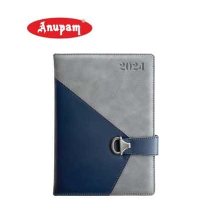 Anupam Ornate Journal 192Pg A5 Blue Gray in bulk from India — Ant Mascot