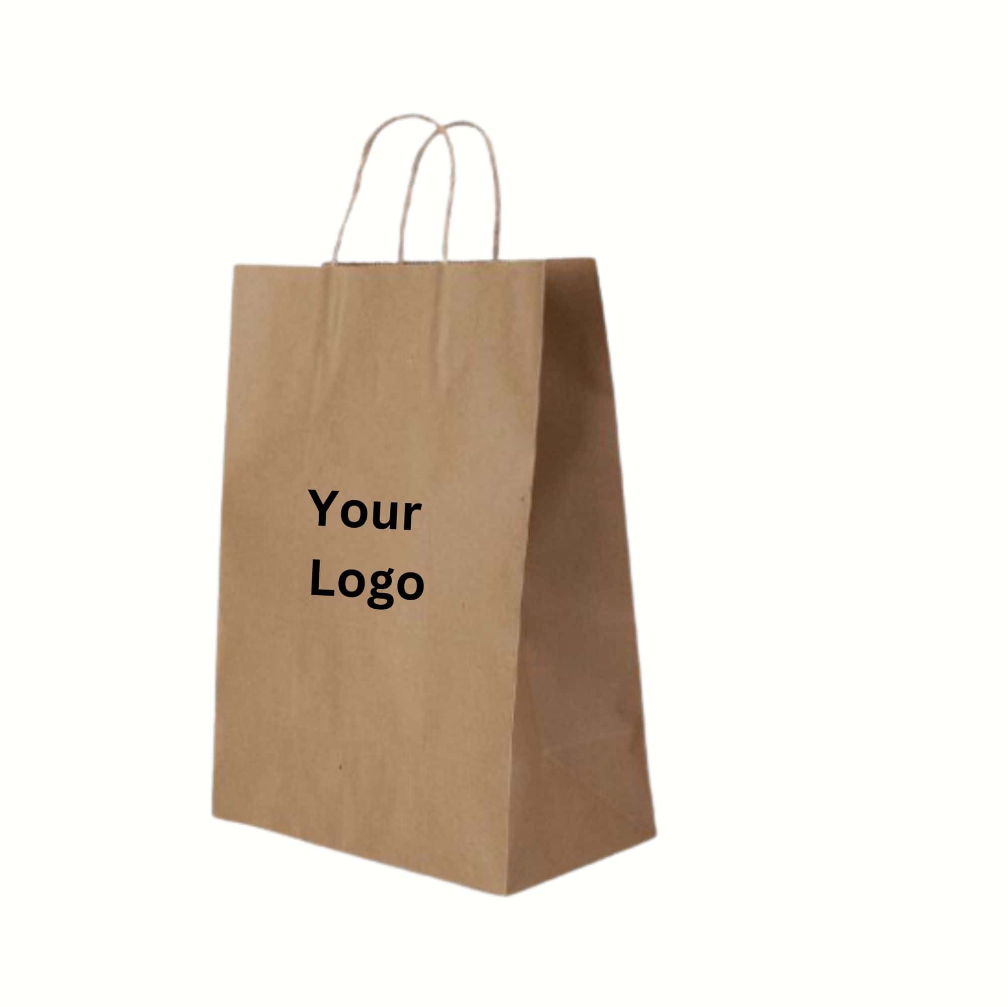 Brown Eco Paper Bags Medium in bulk from India — Ant Mascot