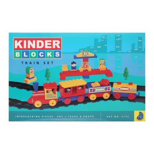 Peacock PC2152-A Peacock Kinder Blocks senior Train Set in bulk from India — Ant Mascot