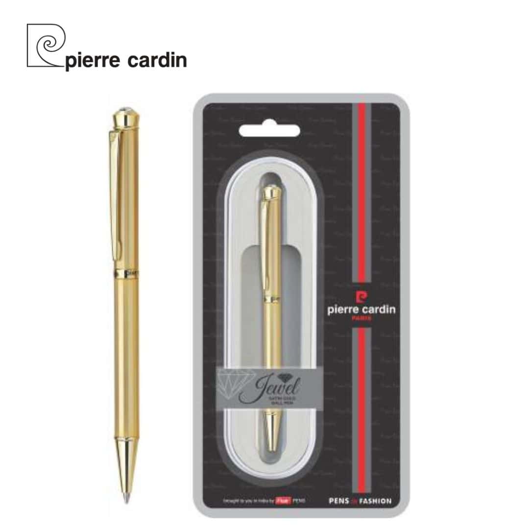 Pierre Cardian Jewel Satin Gold Ball Pen | Luxurious Satin in bulk from India — Ant Mascot