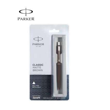 Parker Classic Matte Brown Ball Pen CT in bulk from India — Ant Mascot