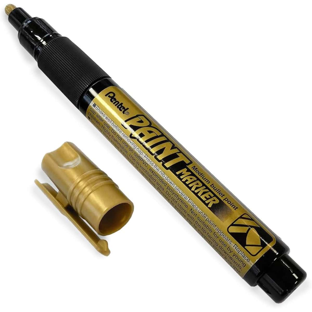 Pentel Paint Marker Medium Bullet Point Gold MMP20 in bulk from India — Ant Mascot
