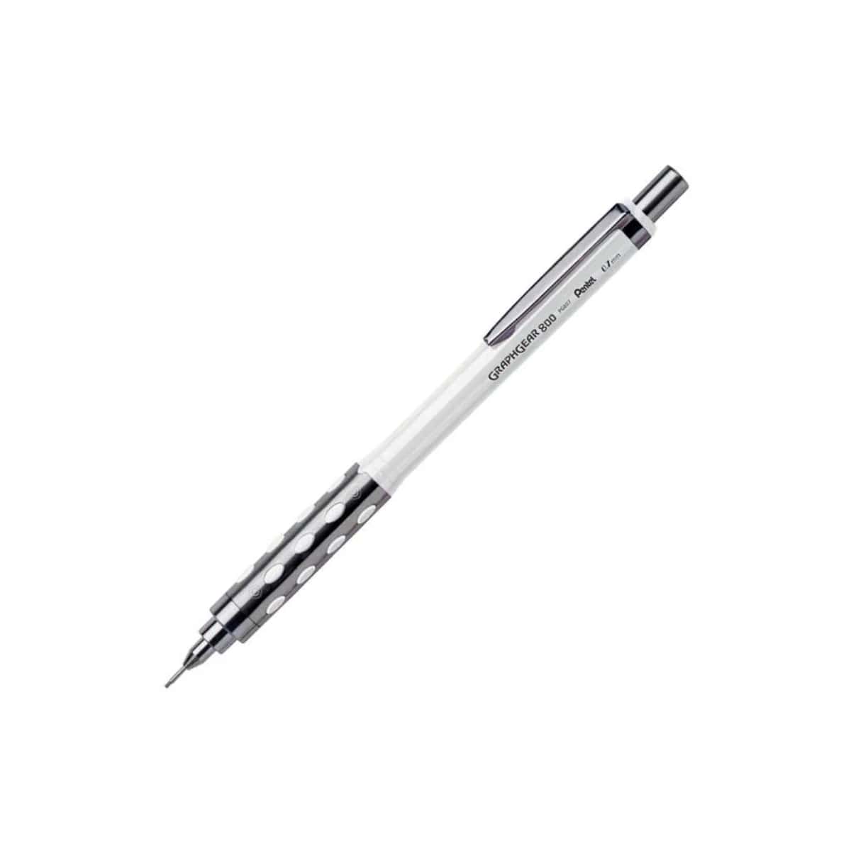 Pentel Graph Gear 800 Mechanical Pencil 0.7mm White in bulk from India — Ant Mascot