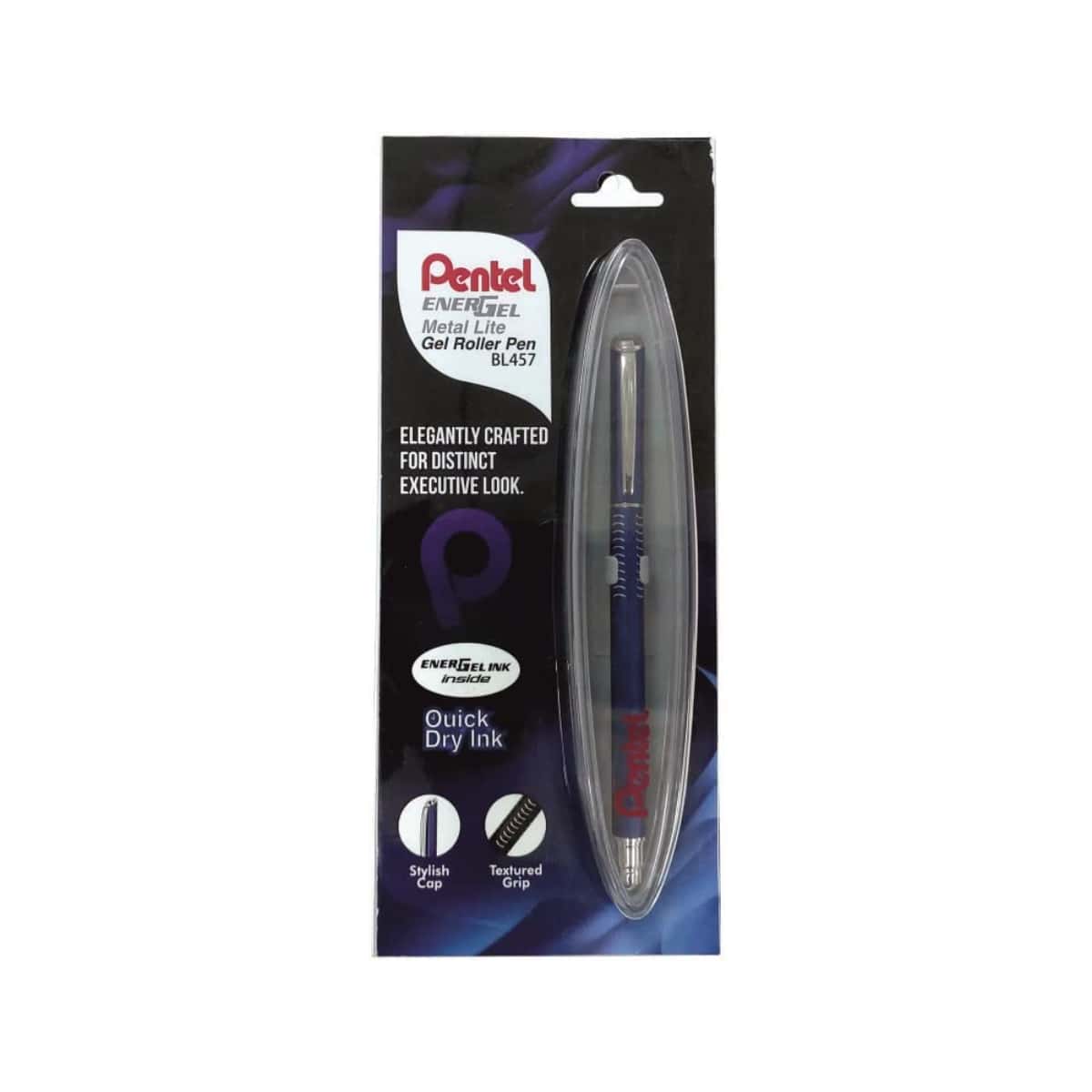 PENTEL EG METAL LITE CAP TYPE BLUE BODY/BLUE INK PEN BL457 in bulk from India — Ant Mascot