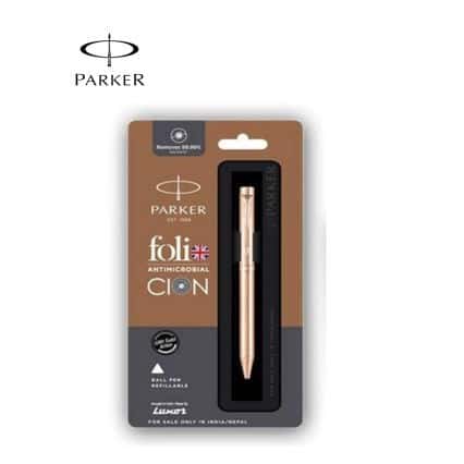 Parker Folio Antimicrobial Ball Pen in bulk from India — Ant Mascot