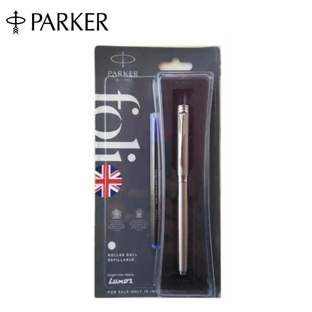 Parker Folio Stainless Steel Ball Pen CT in bulk from India — Ant Mascot