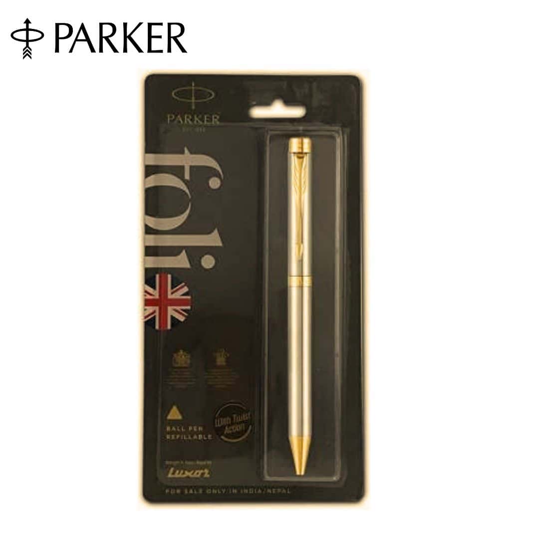 Parker Folio Stainless Steel Ball Pen GT in bulk from India — Ant Mascot