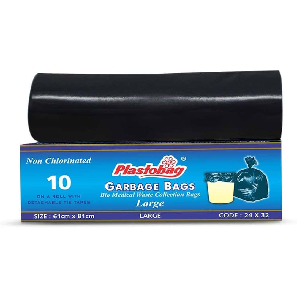 Plasto Garbage Bag 51 Micron Large 24*32 10 Nos Blue Box in bulk from India — Ant Mascot
