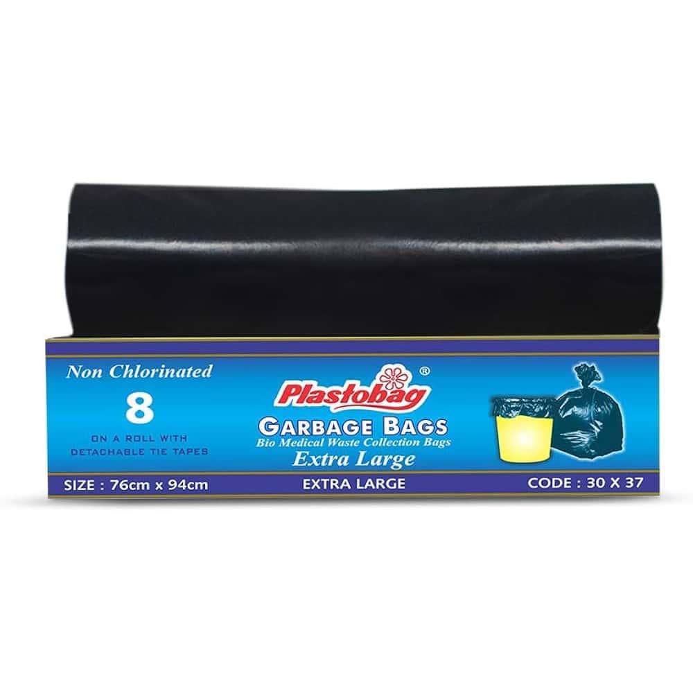 Plasto Garbage Bag 51 Micron Ex-Large 30*37 08 Nos Blue Box in bulk from India — Ant Mascot