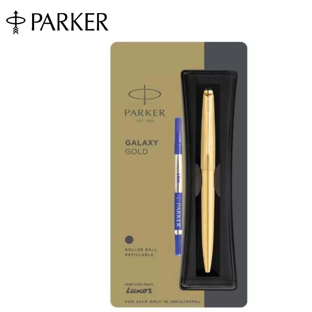 Parker Galaxy Gold Roller Ball Pen GT in bulk from India — Ant Mascot