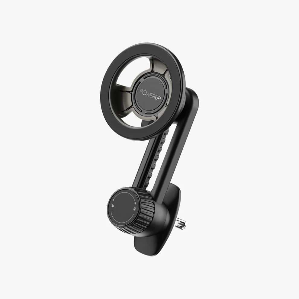 Powerup Magnetic Car Mount - Black in bulk from India — Ant Mascot