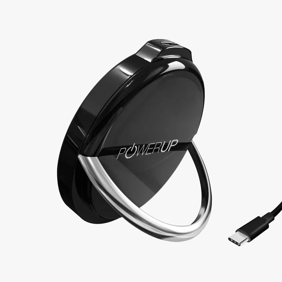 Powerup MagSafe Wireless Charger with Stand  - Black in bulk from India — Ant Mascot