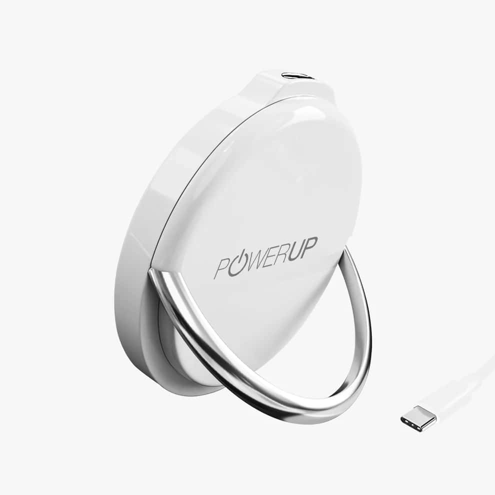 Powerup MagSafe Wireless Charger with Stand  - White in bulk from India — Ant Mascot