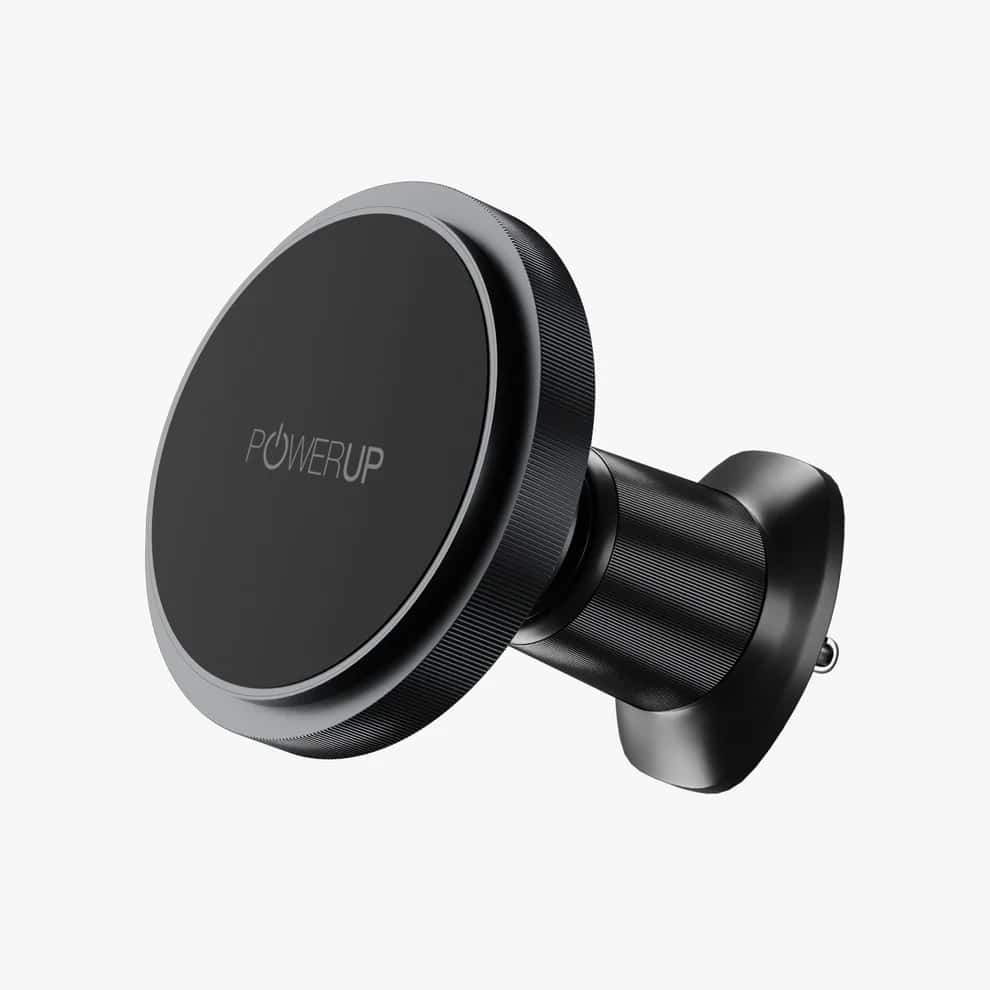 Powerup MagSafe Car Mount Charger - Black in bulk from India — Ant Mascot