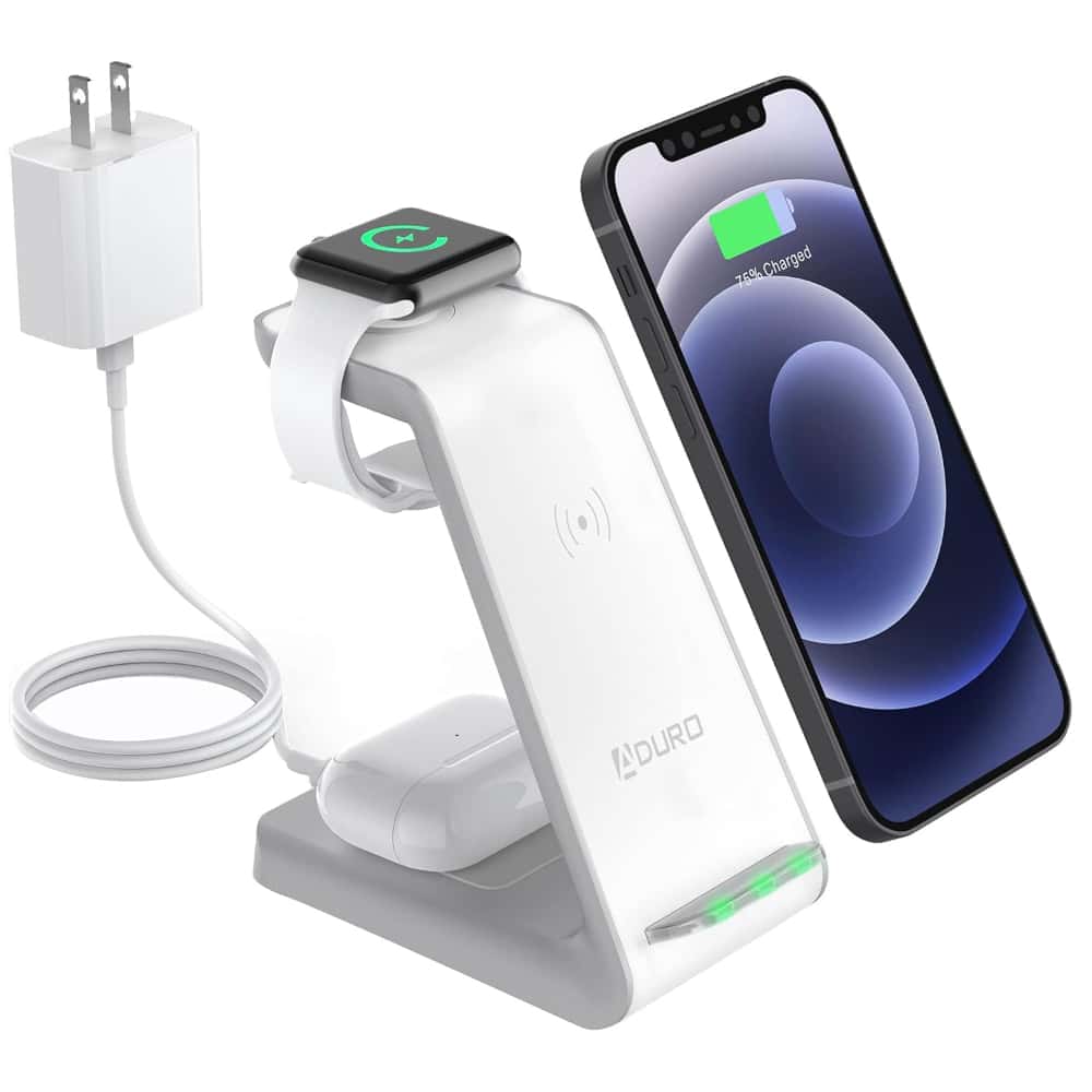 Powerup 3in1 Wireless Charger Black in bulk from India — Ant Mascot