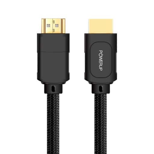 Powerup HDMI Hi-Speed 4k Ultra HD cable 3M Length (Black) in bulk from India — Ant Mascot