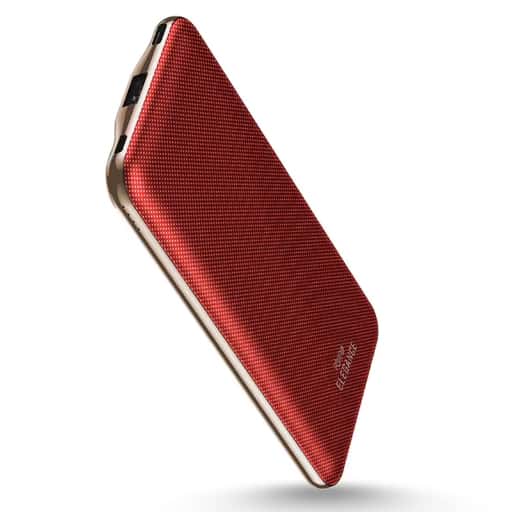 Powerup Elegance Slim 10000mAh Power Bank Aluminium (Red) in bulk from India — Ant Mascot