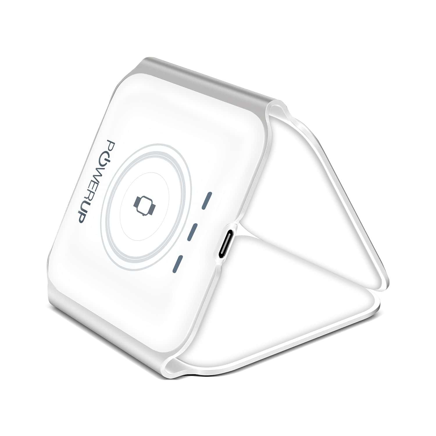 Powerup 3in1 Flat Wireless Charger White in bulk from India — Ant Mascot