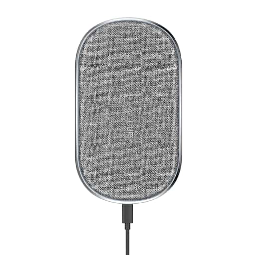 Powerup Desk Wireless Charger Dual Coil 15W (Grey) in bulk from India — Ant Mascot