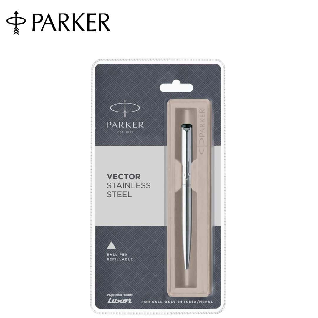 Parker Vector Stainless steel Roller Ball Pen in bulk from India — Ant Mascot
