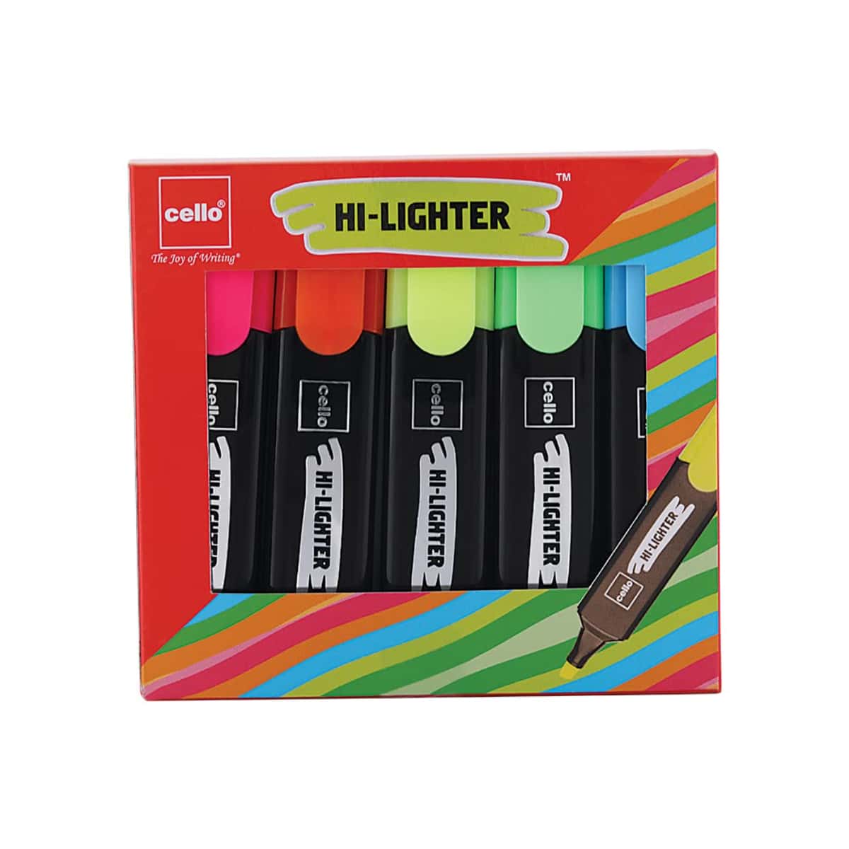 Cello Power Hi Lighter Correction Pen Set Of 5 Colour in bulk from India — Ant Mascot