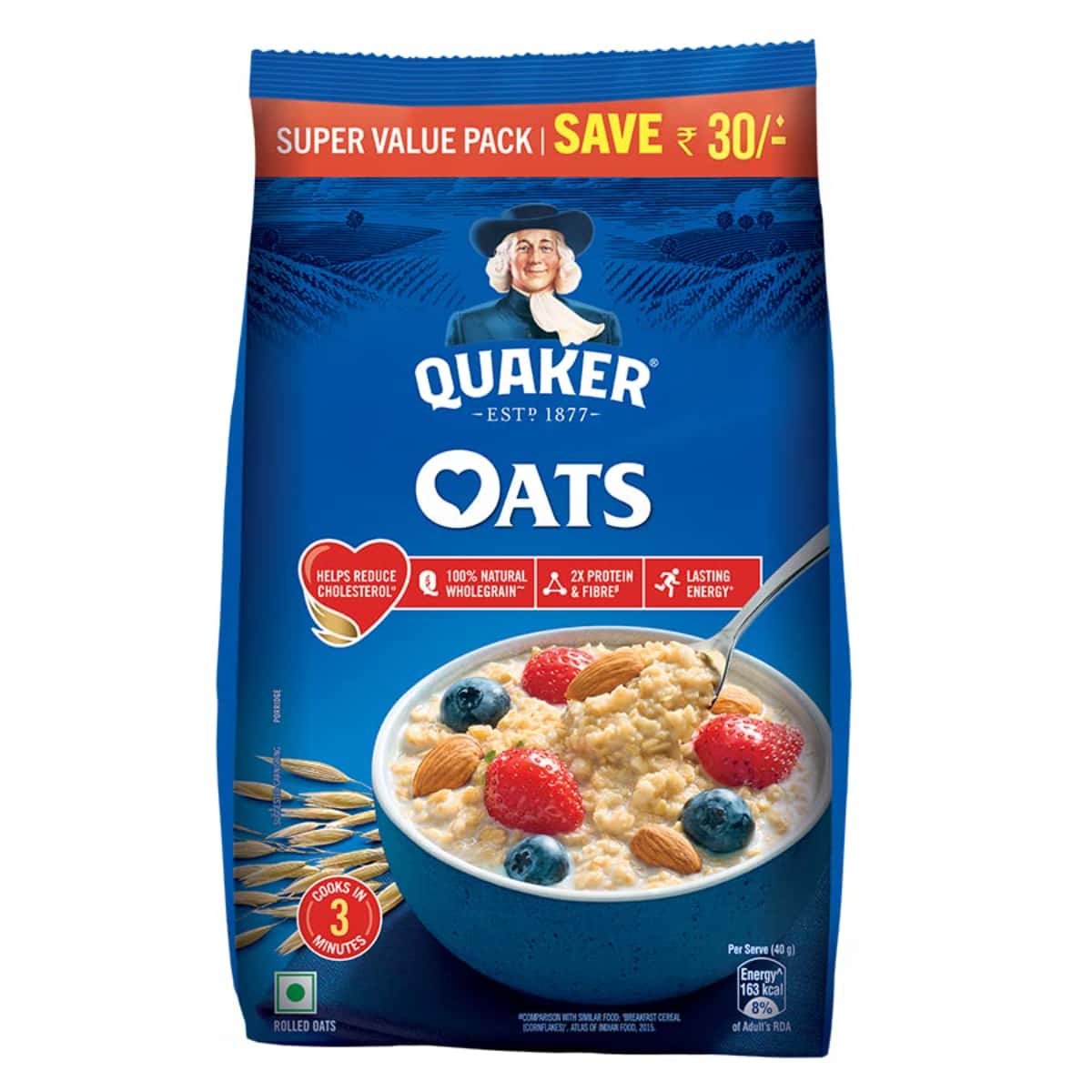 Quaker Oats Refill 2Kg Pouch in bulk from India — Ant Mascot