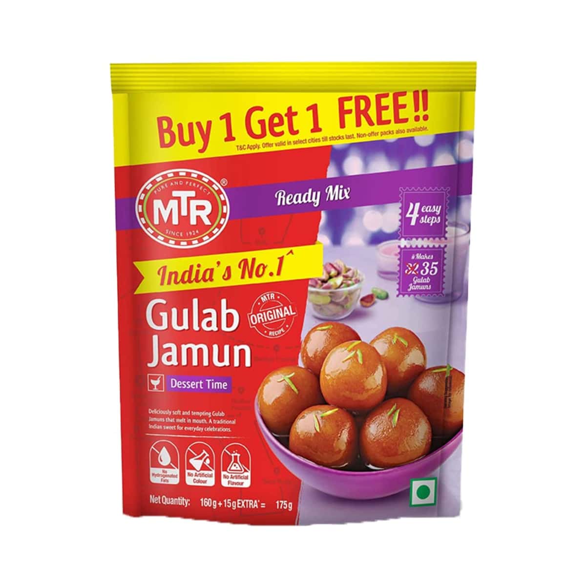 MTR Instant Gulab Jamun Mix 175g 1+1 free in bulk from India — Ant Mascot