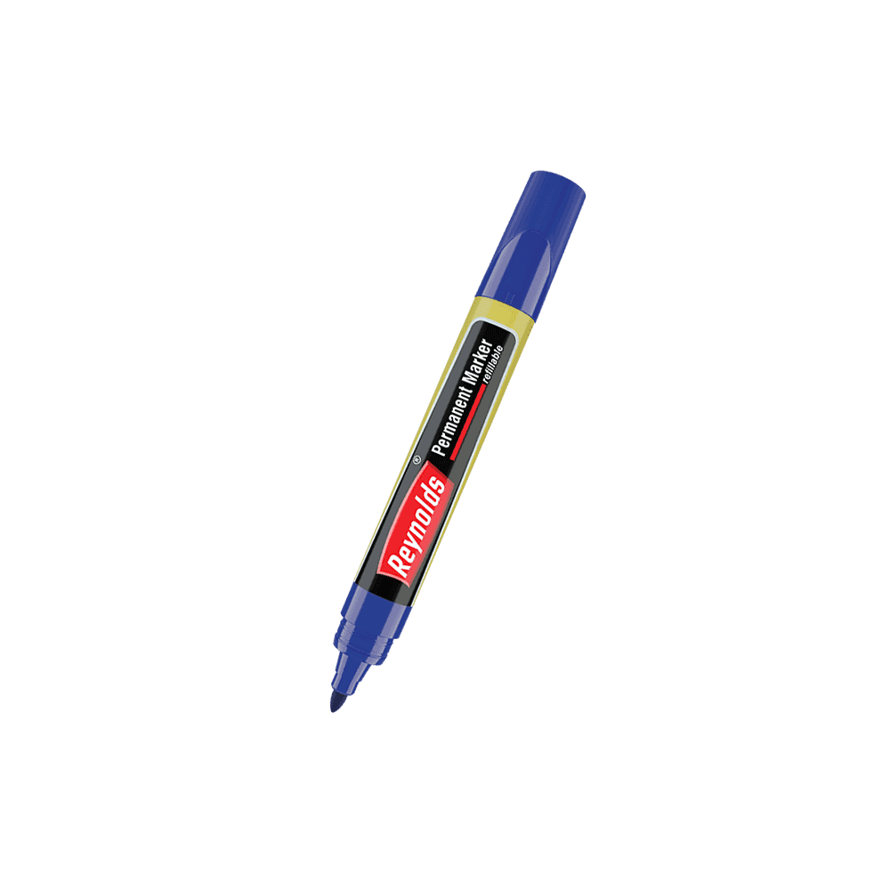 Reynolds Permanent Marker Blue Pack Of 10 in bulk from India — Ant Mascot